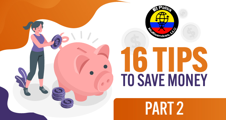 16 Tips to save money - Part 2