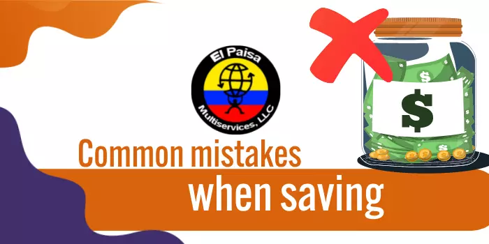 Common mistakes when saving
