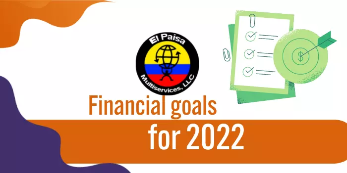 Financial goals for 2022 