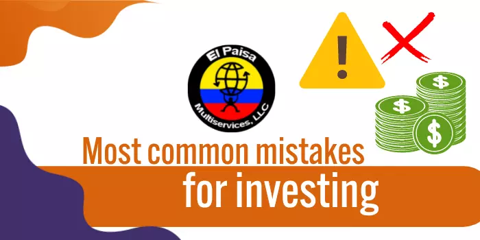 Most common mistakes when investing 